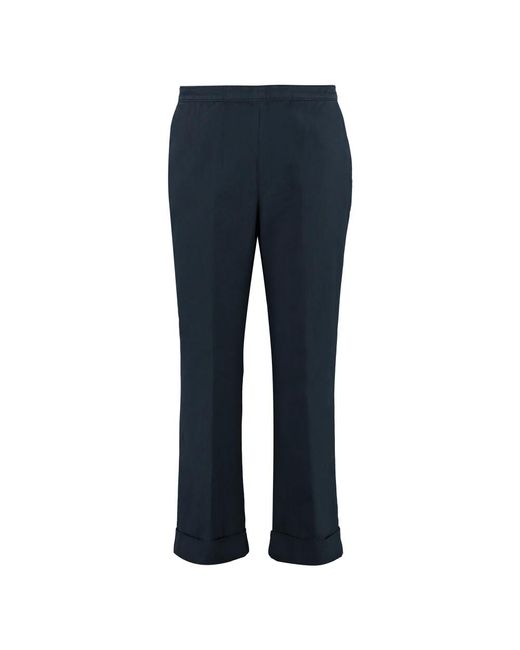 Aspesi Blue Cropped Trousers