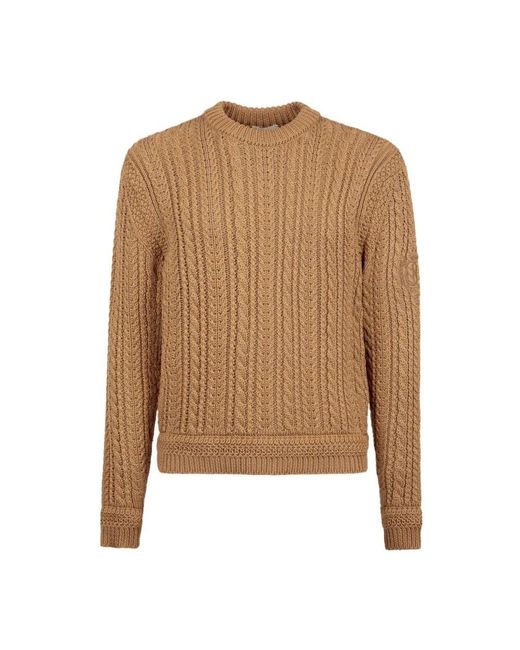 Bally Rundhals-strickware in Brown für Herren