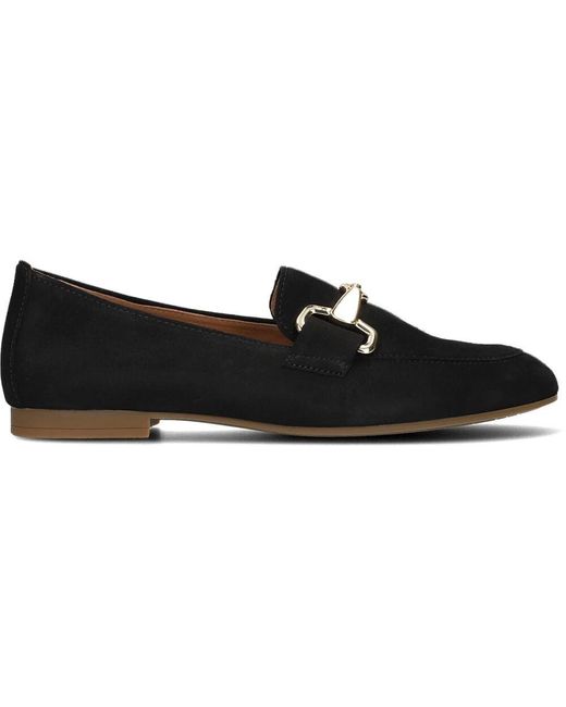 Gabor Black Schwarzer Loafer 211 Mit Horsbit