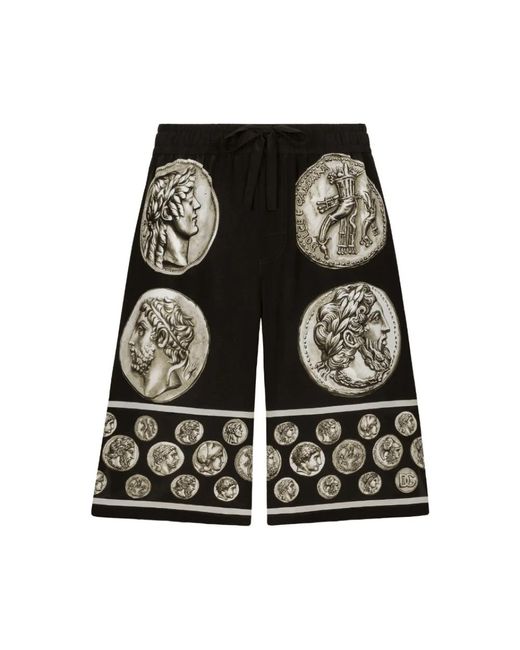 Dolce & Gabbana Black Casual Shorts for men