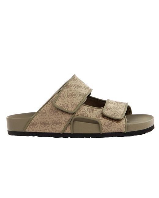 Sliders di Guess in Brown da Uomo