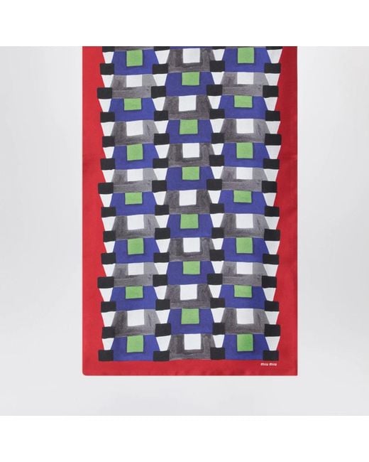 Miu Miu Blue Scarves