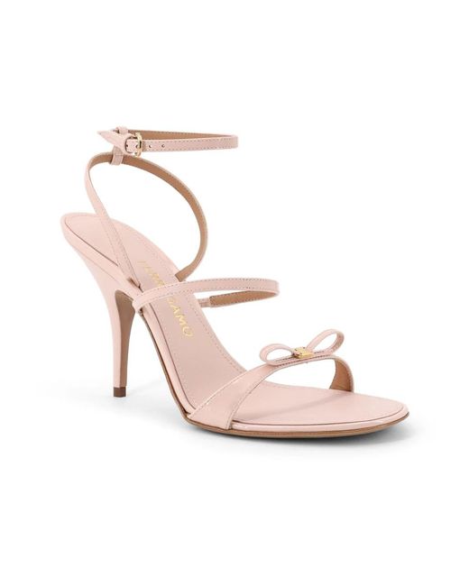 Ferragamo Pink High Heel Sandals
