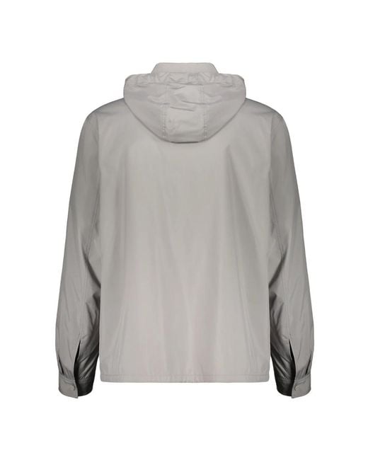 Herno Gray Light Jackets for men