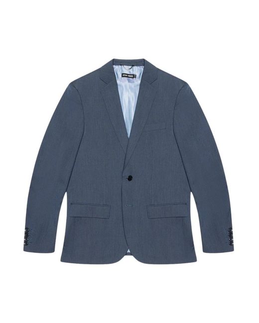 Antony Morato Jassen ,Blauw ,Polyester Blauwe Americana Jas Blazer in het Blue voor heren