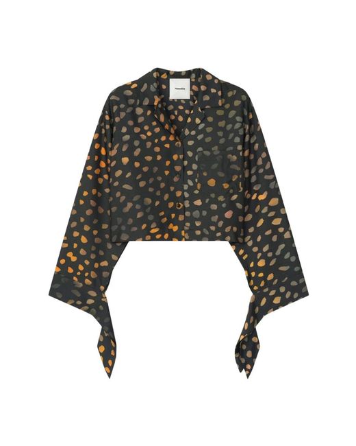 Nanushka Black Shirts