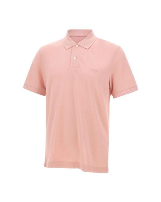 Boss Pink Polo Shirts for men