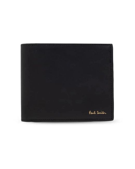 Paul Smith Herren Leder-Geldbörse Mit Geldscheinfach in schwarz