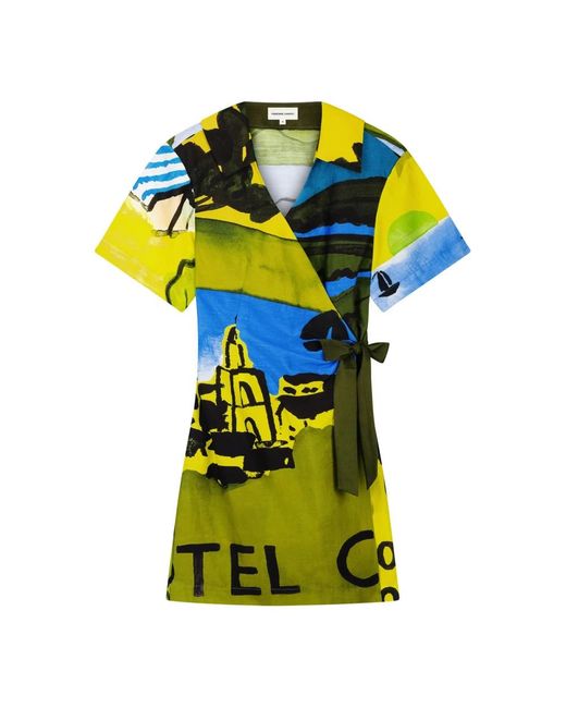 Wrap Dresses FABIENNE CHAPOT de color Yellow