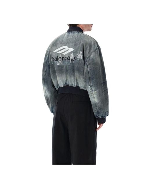 Balenciaga Gray Bomber Jackets