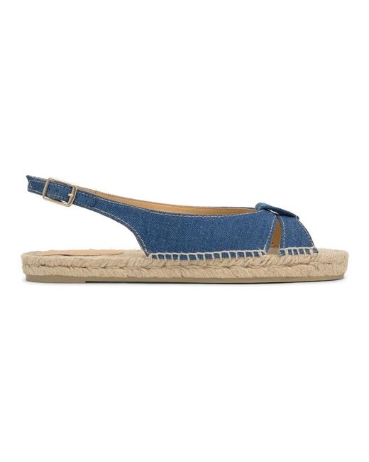 Flat Sandals di Castaner in Blue