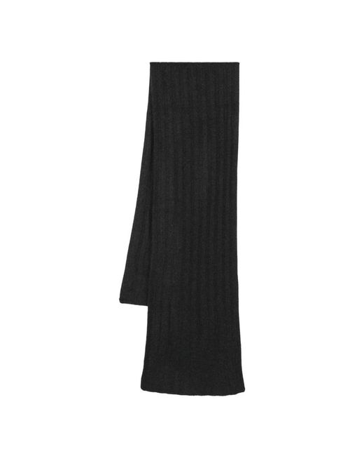 Joseph Accessoires ,Grijs ,Kasjmier Grijze Cashmere Casual Sjaal in het Black