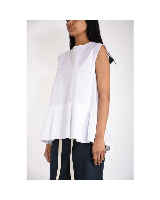 Max Mara Blouses in het White