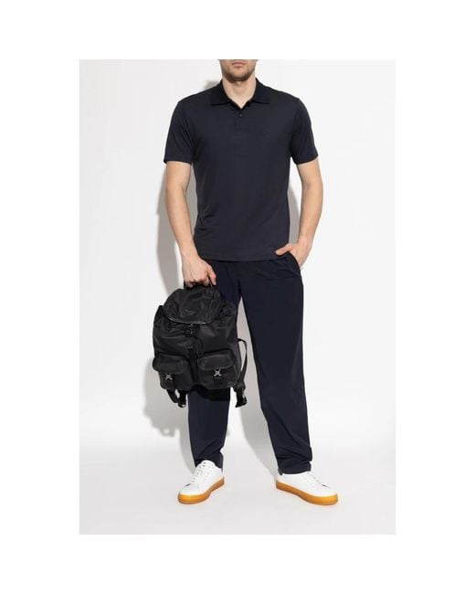 Emporio Armani Blue Polo Shirts for men