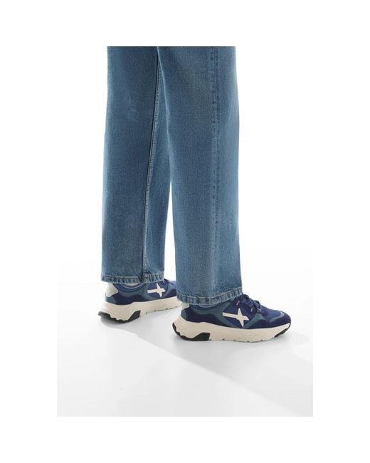 W6yz Blue Sneakers for men