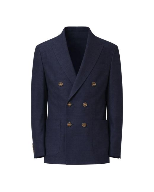 Eleventy Blue Blazers for men