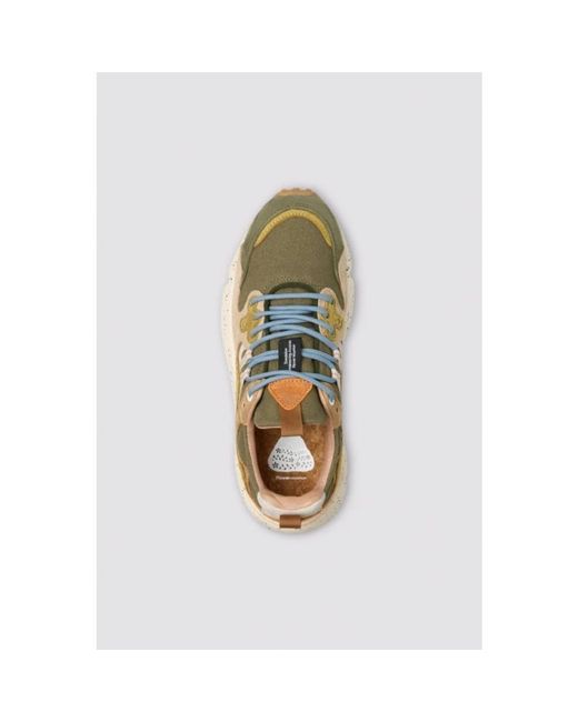Flower Mountain Metallic Sneakers for men