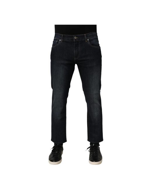 Dolce & Gabbana Black Slim Fit Jeans for men