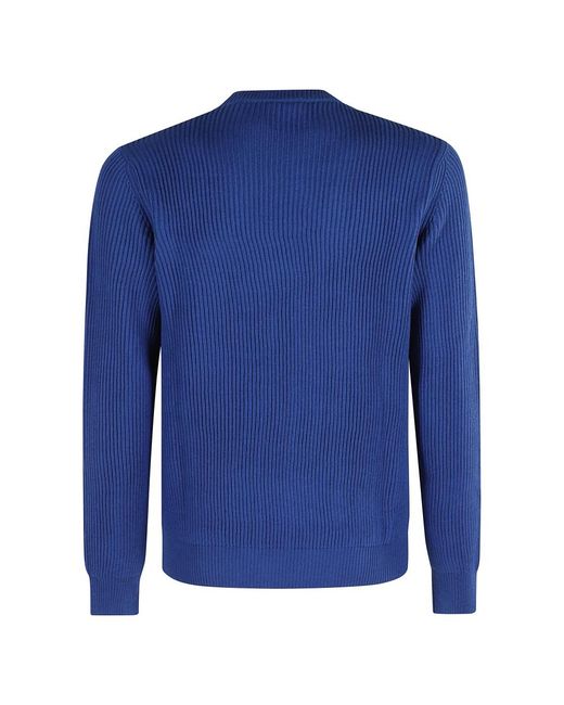 Roberto Collina Blue Round-Neck Knitwear for men