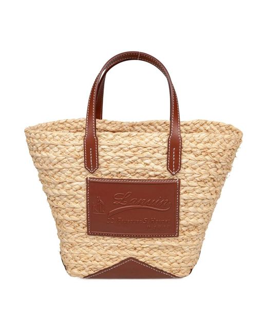 Tote Bags di Lanvin in Brown