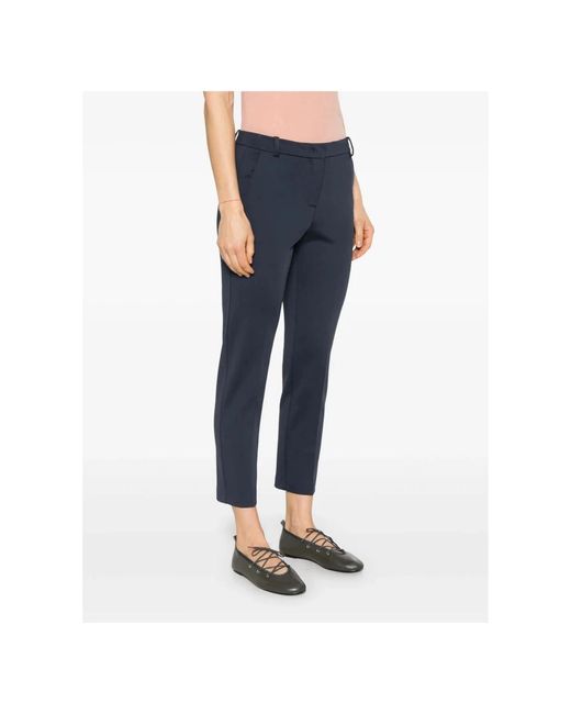 Pinko Blue Cropped Trousers