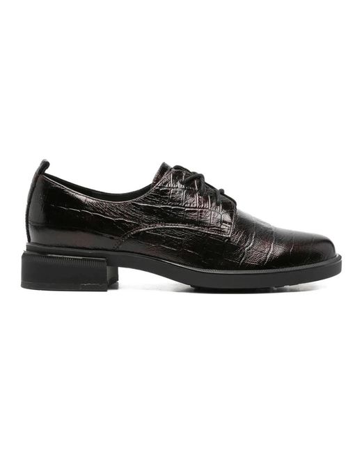Linda Baumann Black Laced Shoes