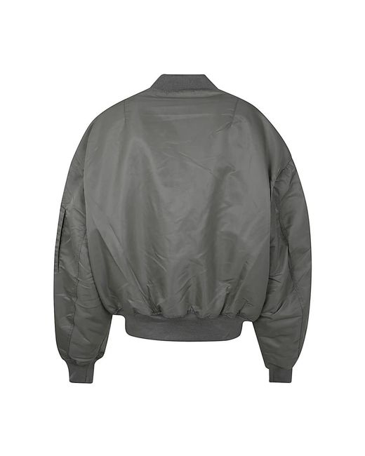 Entire studios Jassen ,Grijs ,Nylon Broad Bomber Jacket in het Gray