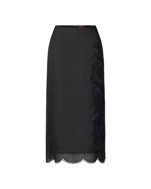 Max Mara Black Midi Skirts