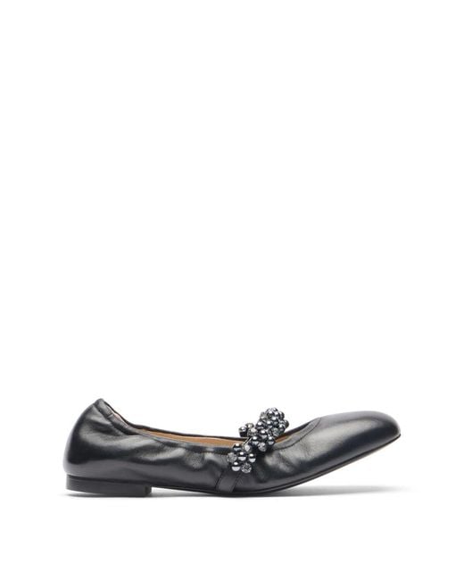 Stuart Weitzman Black Ballerinas