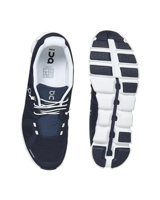 On Shoes Blaue sneakers mit schnellverschluss in Blue für Herren