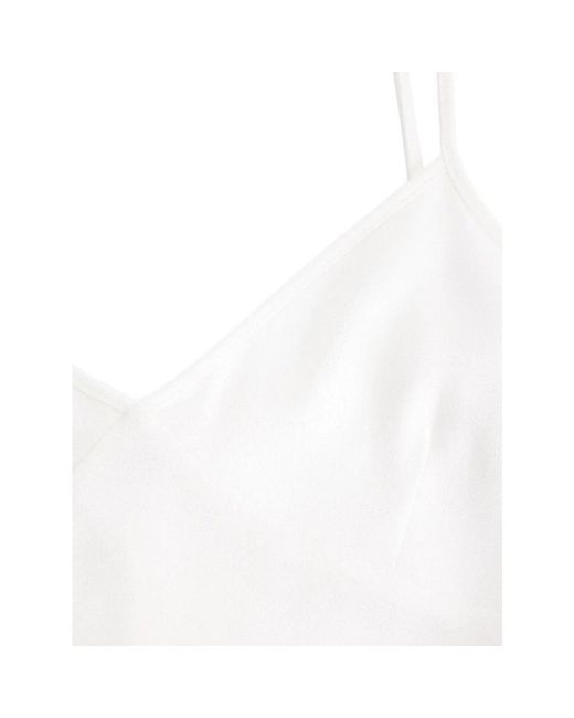 AMI Sleeveless Tops in het White