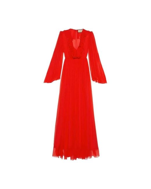 Gucci Red Party Dresses