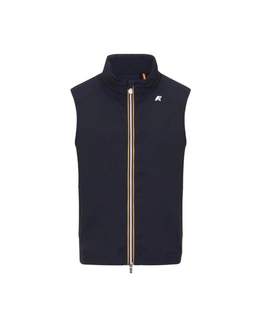 K-Way Blue Vests for men