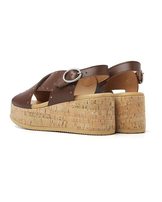 Wedges di Via Vai in Brown