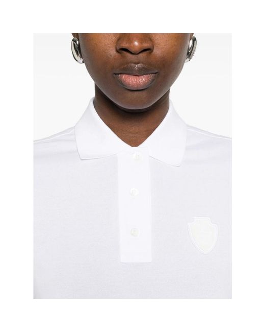 Brunello Cucinelli White Cotton Polo Shirt