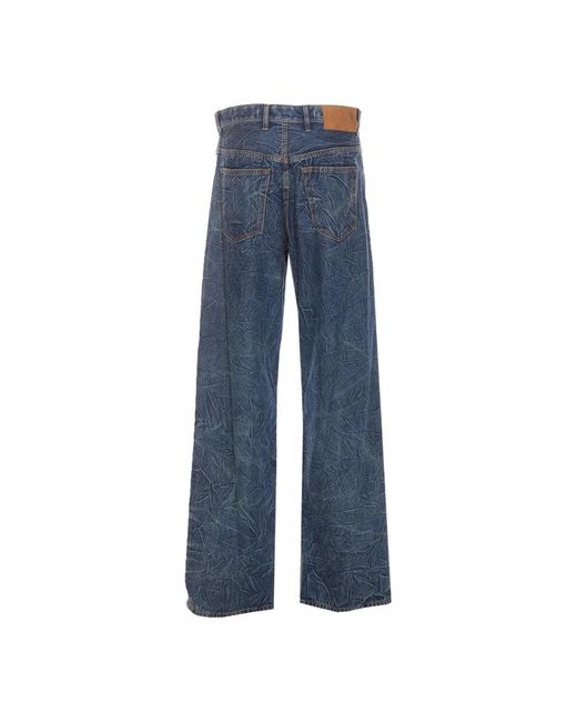 MM6 by Maison Margiela Blue Straight Jeans for men