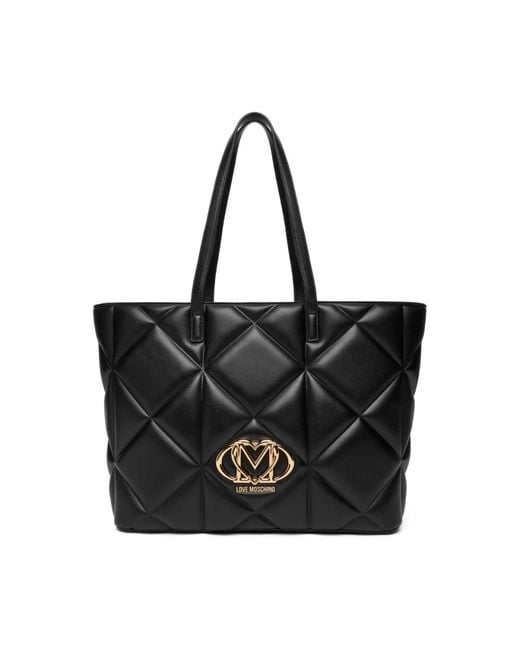 Love Moschino Black Shopping Bags