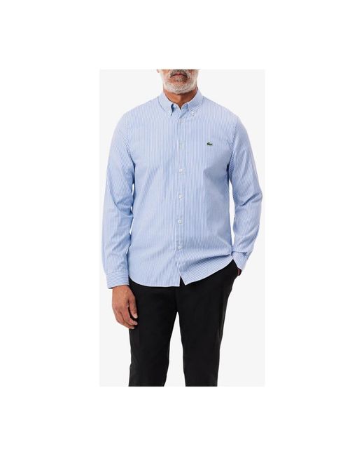 Casual Shirts Lacoste de hombre de color Blue