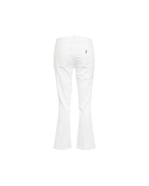 Liu Jo White Boot-Cut Jeans