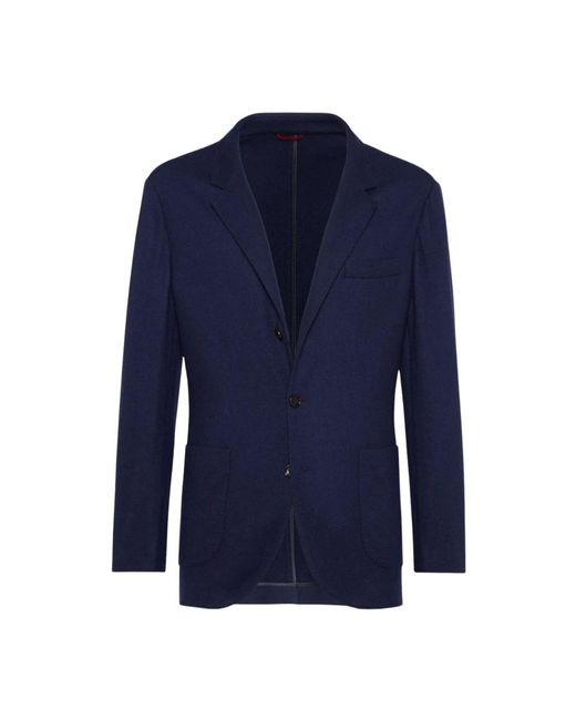 Brunello Cucinelli Blue Blazers for men
