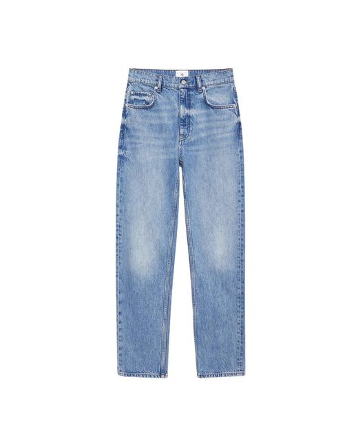 Anine Bing Blue Straight Jeans