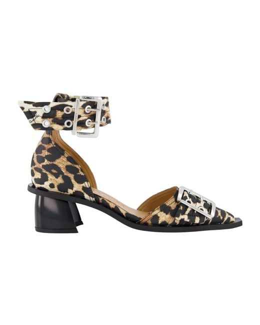 Ganni Metallic Pumps