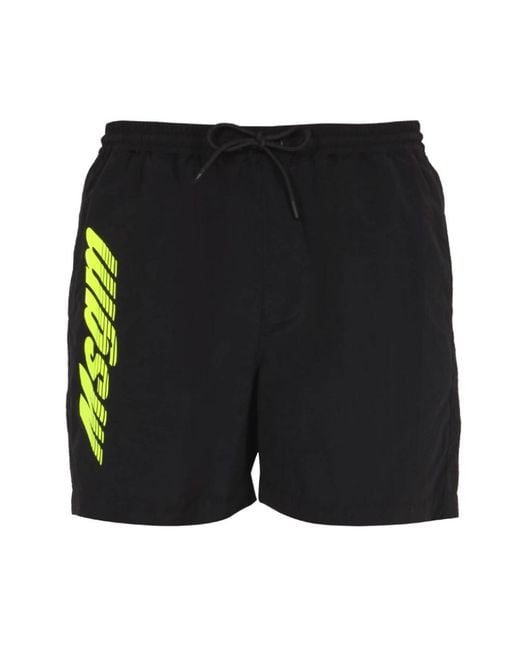 Short Shorts MSGM pour homme en coloris Black
