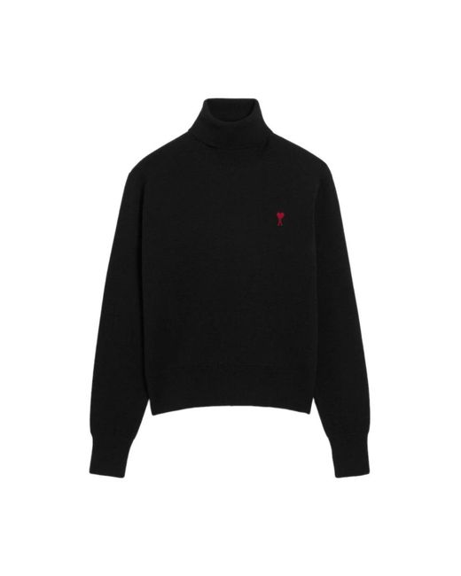 Turtlenecks AMI de hombre de color Black