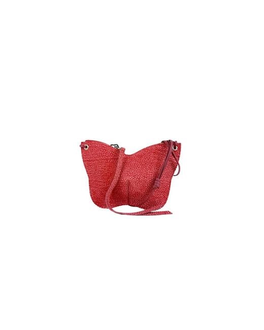 Borbonese Red Shoulder Bags