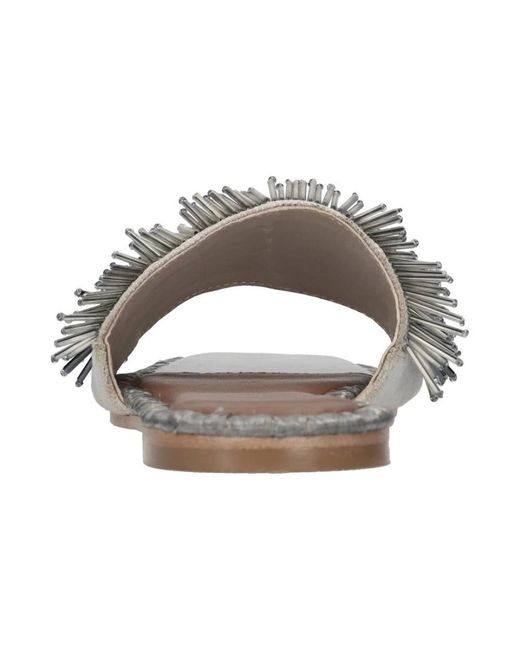 De Siena Metallic Mules