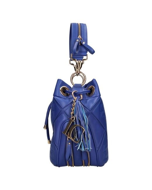 La Carrie Blue Bucket Bags