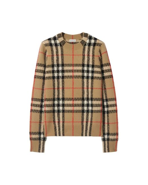 Burberry Natural Cashmere Knitwear