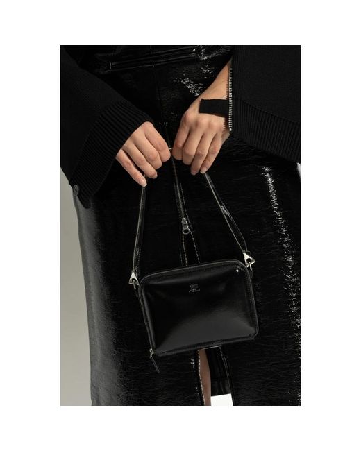 Courreges Shoulder Bags in het Black