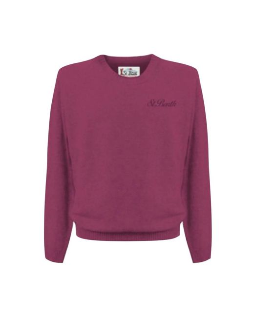 Mc2 Saint Barth Stretch pullover in Purple für Herren